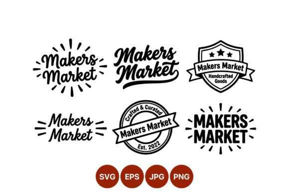 Handcrafted Makers Market Lettering: Graphics for Creative Brands