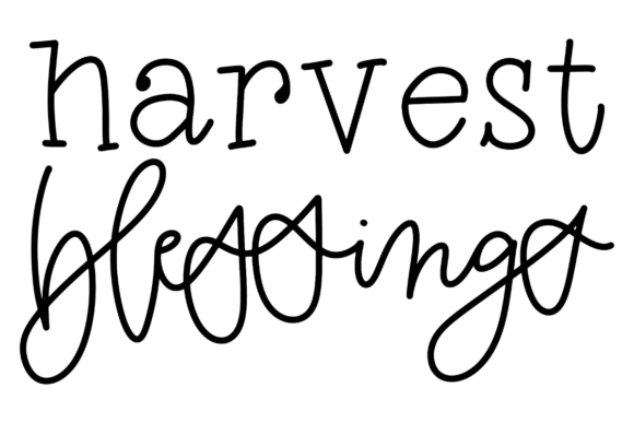 Harvest Blessings SVG: A Versatile Graphic Design Asset for Crafts