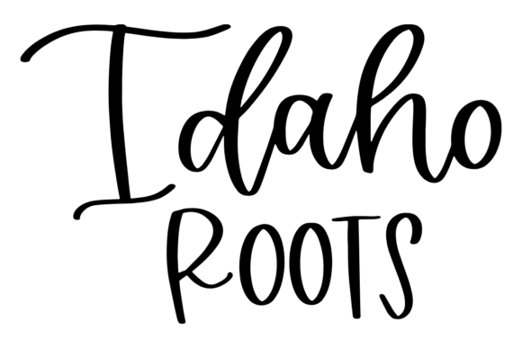 Idaho Roots: A Graphic Design Asset for Crafts and State Pride Branding