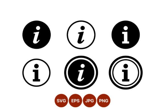 Information Icons Circle Border Vector Review for Real Embroidery Projects