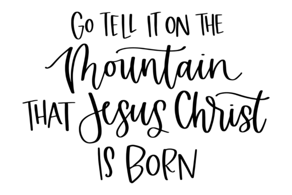 Jesus Christ is Born SVG