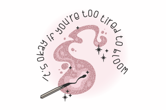 Too Tired to Bloom SVG: A Moody Graphic for Modern Crafts & Branding